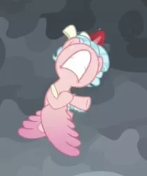 Size: 331x395 | Tagged: safe, derpibooru import, edit, edited screencap, screencap, cozy glow, alicorn, pony, the ending of the end, alicornified, cozy glow is best facemaker, cozycorn, cropped, faic, female, great moments in animation, not salmon, race swap, solo, wat