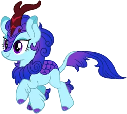 Size: 504x450 | Tagged: artist:akili-amethyst, derpibooru import, female, kirin, oc, oc:star dusk, safe, simple background, solo, transparent background