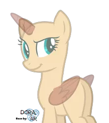 Size: 4000x4529 | Tagged: safe, artist:doraair, derpibooru import, oc, unofficial characters only, alicorn, pony, alicorn oc, base, grin, horn, simple background, smiling, solo, transparent background, wings