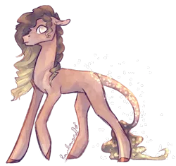 Size: 2526x2374 | Tagged: safe, artist:leechetious, derpibooru import, oc, oc:life light, unofficial characters only, pony, colored hooves, leonine tail, raised hoof, simple background, solo, transparent background