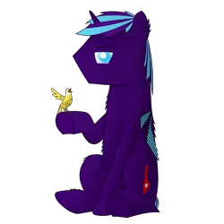 Size: 2000x2000 | Tagged: safe, artist:dark_wind, derpibooru import, oc, oc:dark wind, alicorn, bird, pony, 2020 community collab, derpibooru community collaboration, alicorn oc, horn, looking at you, male, simple background, solo, transparent background, wings