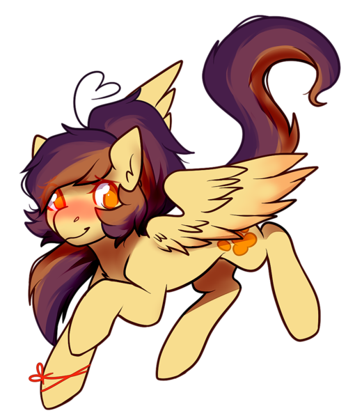 Size: 955x1123 | Tagged: safe, artist:pomrawr, derpibooru import, oc, oc:lessi, unofficial characters only, pegasus, pony, blushing, eye clipping through hair, female, mare, messy mane, pegasus oc, simple background, solo, transparent background, wings