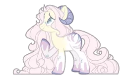 Size: 1584x998 | Tagged: safe, artist:chococolte, derpibooru import, oc, earth pony, pony, fangs, female, horns, mare, simple background, solo, transparent background