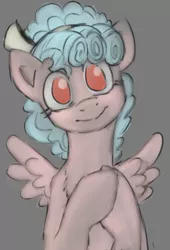 Size: 646x950 | Tagged: artist needed, safe, derpibooru import, cozy glow, pegasus, pony, ask cozy glow, cozybetes, cute, female, filly, simple background, solo