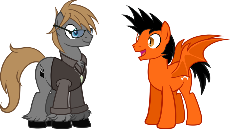 Size: 2000x1125 | Tagged: safe, artist:theeditormlp, derpibooru import, oc, oc:the editor, bat pony, pony, clothes, glasses, male, shirt, simple background, stallion, transparent background, vest