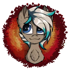Size: 3634x3539 | Tagged: safe, artist:lux-arume, derpibooru import, oc, oc:lockheart, unofficial characters only, pegasus, pony, chest fluff, leaves, male, simple background, solo, stallion, transparent background