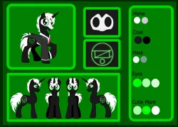 Size: 1400x1000 | Tagged: safe, artist:auroraswirls, derpibooru import, oc, oc:nyar, unofficial characters only, pony, unicorn, clothes, horn, male, necktie, raised hoof, reference sheet, stallion, suit, unicorn oc