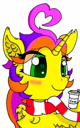 Size: 399x636 | Tagged: safe, artist:fireworks sea, derpibooru import, oc, oc:star orchid, alicorn, pony, clothes, female, mare, scarf