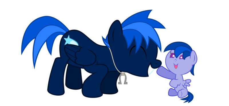 Size: 6500x3000 | Tagged: safe, artist:northernthestar, derpibooru import, oc, oc:northern star, oc:turbo, unofficial characters only, pegasus, pony, absurd resolution, baby, baby pony, colt, father and child, father and son, male, offspring, parent:flitter, parent:oc:northern star, parents:canon x oc, simple background, stallion, transparent background