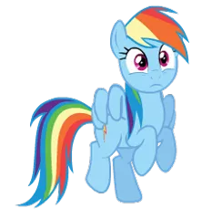 Size: 250x246 | Tagged: and then there's this asshole, animated, artist:sasha-flyer, caption, derpibooru import, gif, hypocrisy, image macro, meme, rainbow dash, reaction image, safe, testing testing 1-2-3, text
