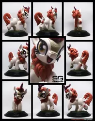 Size: 2132x2718 | Tagged: artist:prodius, autumn blaze, awwtumn blaze, craft, cute, derpibooru import, female, figurine, irl, kirin, open mouth, photo, raised leg, safe, sculpey, sculpture, solo, traditional art