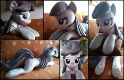 Size: 2047x1315 | Tagged: safe, artist:rosamariposacrafts, derpibooru import, octavia melody, pony, irl, life size, photo, plushie, solo