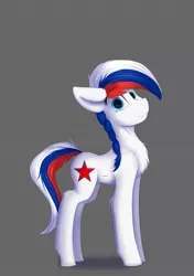 Size: 751x1064 | Tagged: safe, artist:observerdoz, derpibooru import, oc, oc:marussia, ponified, unofficial characters only, pony, female, looking at you, nation ponies, russia, simple background, solo