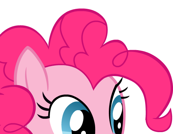 Size: 553x428 | Tagged: safe, artist:camtwosix, derpibooru import, pinkie pie, earth pony, pony, female, lurking, mare, puppet rig, scared, simple background, solo, soon, transparent background, vector