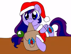 Size: 400x300 | Tagged: safe, artist:wolfspiritclan, derpibooru import, oc, oc:pony adean, pegasus, pony, christmas, holiday, original character do not steal