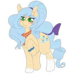 Size: 5000x5000 | Tagged: safe, artist:tatemil, derpibooru import, oc, oc:rarijack, unofficial characters only, earth pony, pony, 2020 community collab, derpibooru community collaboration, blushing, female, freckles, granny smith's scarf, lidded eyes, looking at you, magical lesbian spawn, offspring, one leg raised, parent:applejack, parent:rarity, parents:rarijack, simple background, smiling, solo, transparent background
