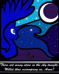 Size: 1500x1904 | Tagged: safe, artist:slamjam, derpibooru import, princess luna, pony, moon, night