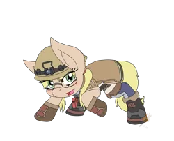Size: 1973x1597 | Tagged: safe, artist:midnightfire1222, derpibooru import, ponified, earth pony, pony, female, filly, made in abyss, riko, solo