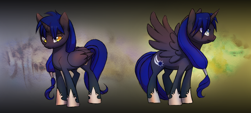 Size: 3300x1489 | Tagged: safe, artist:dawnfire, derpibooru import, oc, alicorn, pony, alicorn oc, horn, solo, wings