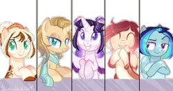 Size: 1523x806 | Tagged: safe, artist:angellight-bases, artist:manella-art, derpibooru import, oc, oc:bellona moonlight, oc:coco, oc:glow flowerlia, oc:sundie sapphire, oc:sunny moonlight, alicorn, earth pony, pegasus, pony, unicorn, base used, female, magical lesbian spawn, next generation, offspring, parent:applejack, parent:bulk biceps, parent:caramel, parent:flash sentry, parent:fluttershy, parent:rainbow dash, parent:rarity, parent:sunburst, parent:twilight sparkle, parents:carajack, parents:flashdash, parents:flutterbulk, parents:rariburst, parents:twidash, simple background, transparent background