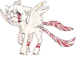 Size: 1051x820 | Tagged: safe, artist:kitten-in-the-jar, derpibooru import, oc, oc:izumi shiro, pegasus, pony, eyepatch, female, mare, simple background, solo, transparent background