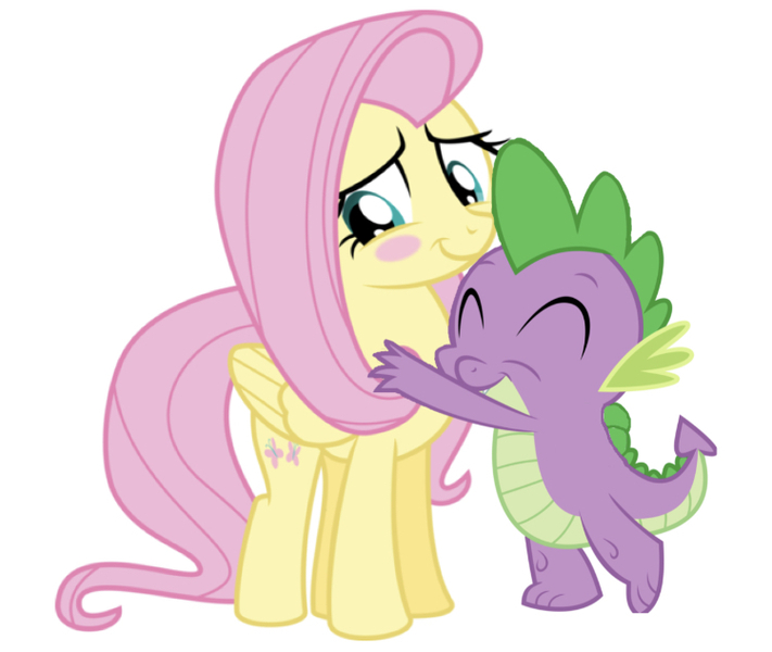 Fluttershy 2024 and spike