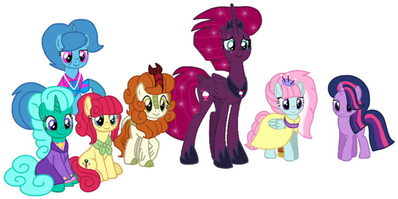 Size: 2046x1022 | Tagged: safe, artist:徐詩珮, derpibooru import, autumn blaze, fizzlepop berrytwist, glitter drops, kerfuffle, spring rain, tempest shadow, torque wrench, twilight sparkle, alicorn, earth pony, pegasus, pony, unicorn, fizzleverse (徐詩珮), series:sprglitemplight diary, series:springshadowdrops diary, alicornified, alternate mane six, alternate universe, autumnfuffle, autumnsparkle, autumntwrench, base used, bisexual, clothes, cute, female, glitterbetes, glitterblaze, glitterfuffle, glitterlight, glittershadow, glitterwrench, horn, kerwrench, lesbian, mare, older, older autumn blaze, older glitter drops, older kerfuffle, older spring rain, older tempest shadow, older torque wrench, older twilight, polyamory, princess tempest shadow, race swap, shipping, simple background, sprglitemplight, springbetes, springblaze, springdrops, springfuffle, springlight, springshadow, springshadowdrops, springwrench, tempestbetes, tempestblaze, tempestfuffle, tempestlight, tempestwrench, transparent background, twiabetes, twifuffle, twiwrench, unicorn twilight