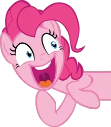 Size: 8965x10243 | Tagged: safe, artist:mrkat7214, derpibooru import, pinkie pie, earth pony, pony, absurd resolution, faic, laughing, simple background, solo, teeth, transparent background, uvula, vector