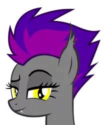 Size: 2423x2831 | Tagged: safe, artist:jackiejak, derpibooru import, oc, oc:nightfire, unofficial characters only, bat pony, pony, bat pony oc, bat wings, simple background, smiling, smirk, solo, transparent background, wings