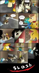 Size: 658x1215 | Tagged: safe, artist:mr100dragon100, derpibooru import, pony, comic, dr jekyll and mr hyde