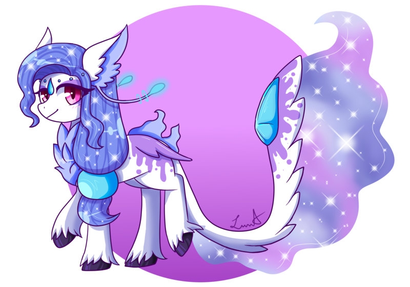 Size: 2000x1400 | Tagged: safe, artist:jagga-chan, derpibooru import, oc, oc:frost fall, unofficial characters only, original species, pony, chest fluff, female, northling, simple background, solo, transparent background, unshorn fetlocks