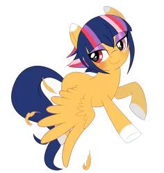 Size: 2378x2521 | Tagged: safe, artist:peachesandcreamated, derpibooru import, oc, oc:diddy do, unofficial characters only, pegasus, pony, blushing, feather, female, flying, mare, pegasus oc, simple background, smiling, solo, spread wings, transparent background, wings