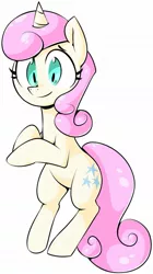 Size: 669x1194 | Tagged: safe, artist:nancybigots, derpibooru import, twinkleshine, pony, unicorn, background pony, green eyes