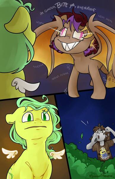 Size: 719x1112 | Tagged: safe, artist:midnightpremiere, derpibooru import, oc, oc:hors, oc:lemon party, bat pony, pony, how to train your dragon, httyd