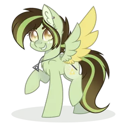 Size: 1024x1045 | Tagged: safe, artist:doucella, derpibooru import, oc, oc:akane, unofficial characters only, pegasus, pony, chest fluff, female, mare, simple background, solo, transparent background, two toned wings, wings