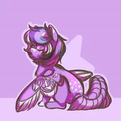 Size: 894x894 | Tagged: safe, artist:grateful-dead-raised, derpibooru import, discord, twilight sparkle, twilight sparkle (alicorn), alicorn, hybrid, pony, discolight, female, interspecies offspring, male, offspring, parent:discord, parent:twilight sparkle, parents:discolight, shipping, solo, straight