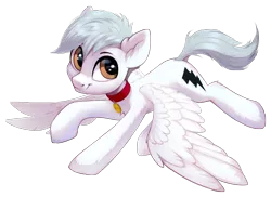 Size: 3489x2537 | Tagged: safe, artist:taneysha, derpibooru import, oc, oc:bolt the super pony, pegasus, pony, 2020 community collab, derpibooru community collaboration, flying, male, simple background, solo, transparent background