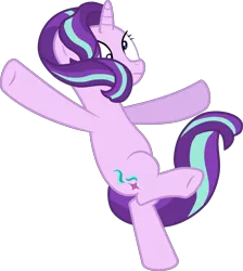 Size: 7077x7893 | Tagged: safe, artist:uigsyvigvusy, derpibooru import, starlight glimmer, pony, unicorn, the last problem, absurd resolution, falling, female, mare, simple background, solo, transparent background, vector