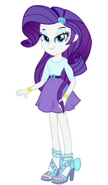 Size: 480x818 | Tagged: safe, artist:strumfreak, derpibooru import, rarity, equestria girls, bedroom eyes, belt, big head, boots, clothes, edited vector, feet, high heels, looking at you, nail polish, open-toed shoes, sandals, shoes, simple background, skirt, solo, toenail polish, toenails, vector, wristband