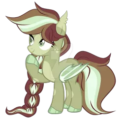 Size: 1280x1270 | Tagged: safe, artist:magicdarkart, derpibooru import, oc, bat pony, pony, deviantart watermark, female, mare, obtrusive watermark, simple background, solo, transparent background, watermark