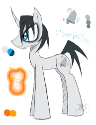 Size: 888x1150 | Tagged: safe, artist:didun850, derpibooru import, oc, oc:silverbelle, unofficial characters only, pony, unicorn, bell, eyeliner, horn, makeup, male, reference sheet, simple background, solo, stallion, transparent background, unicorn oc