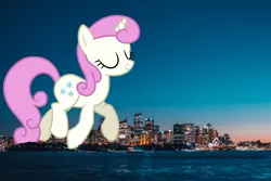 Size: 3840x2560 | Tagged: safe, derpibooru import, twinkleshine, pony, unicorn, australia, building, city, female, giant pony, giantess, highrise ponies, irl, macro, photo, ponies in real life, sydney