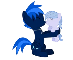 Size: 5500x4500 | Tagged: safe, artist:northernthestar, derpibooru import, oc, oc:adryna, oc:northern star, pegasus, pony, absurd resolution, baby, baby pony, father and child, father and daughter, female, male, offspring, parent:flitter, parents:canon x oc, simple background, stallion, transparent background