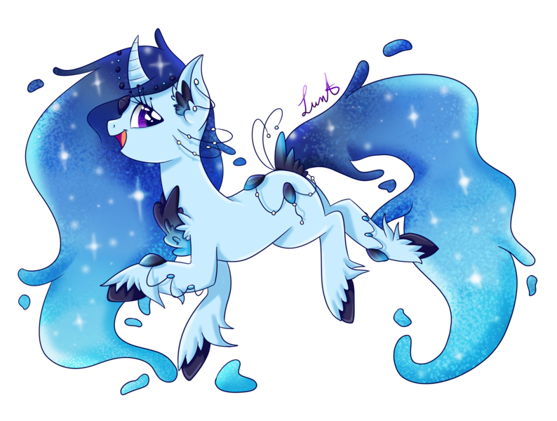 Size: 2250x1700 | Tagged: safe, artist:jagga-chan, derpibooru import, oc, lava lamp pony, original species, pony, female, mare, simple background, solo, transparent background