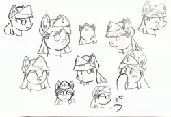 Size: 3156x2160 | Tagged: safe, derpibooru import, surprise, oc, oc:princess elonrie, unofficial characters only, earth pony, pony, blushing, crown, expressions, gasp, jewelry, regalia, singing, smiling, solo, tongue out, traditional art, unamused