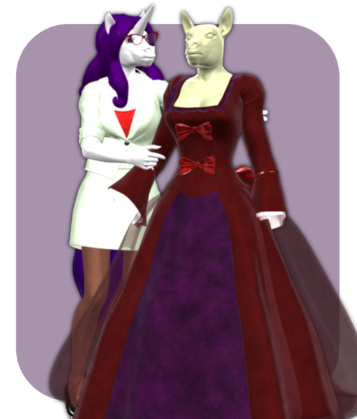 Size: 552x647 | Tagged: 3d, anthro, artist:dr. traits, clothes, derpibooru import, dress, rarity, safe