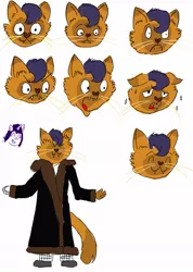 Size: 755x1058 | Tagged: abyssinian, angry, anthro, artist:horsesplease, candyman, capper dapperpaws, capperity, clothes, coat, costume, derpibooru import, emotions, expressions, female, happy, male, my little pony: the movie, rarity, sad, safe, scared, shipping, shocked, straight, tired