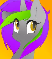 Size: 600x683 | Tagged: safe, artist:jackelz, derpibooru import, oc, oc:frenzy nuke, unofficial characters only, pony, bust, collar, needs more saturation