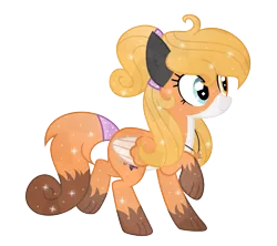 Size: 1985x1761 | Tagged: artist:darbypop1, crystallized, crystal pony, derpibooru import, female, fox, fox pony, hybrid, mare, oc, oc:harper fox, pegasus, safe, simple background, solo, transparent background, two toned wings, unofficial characters only, wings