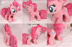 Size: 2000x1316 | Tagged: safe, artist:nakedskull, derpibooru import, pinkie pie, pony, irl, photo, plushie, solo